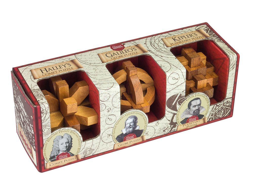 Great Minds Set of 3 Puzzles - Professor Puzzle