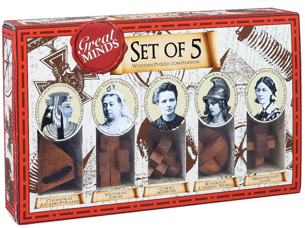 Great Minds Set of 5 - Historical Women - Professor Puzzle