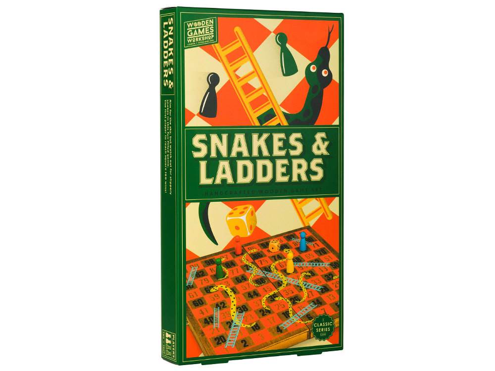 Snakes & Ladders - Wood Game Workshop - Professor Puzzle