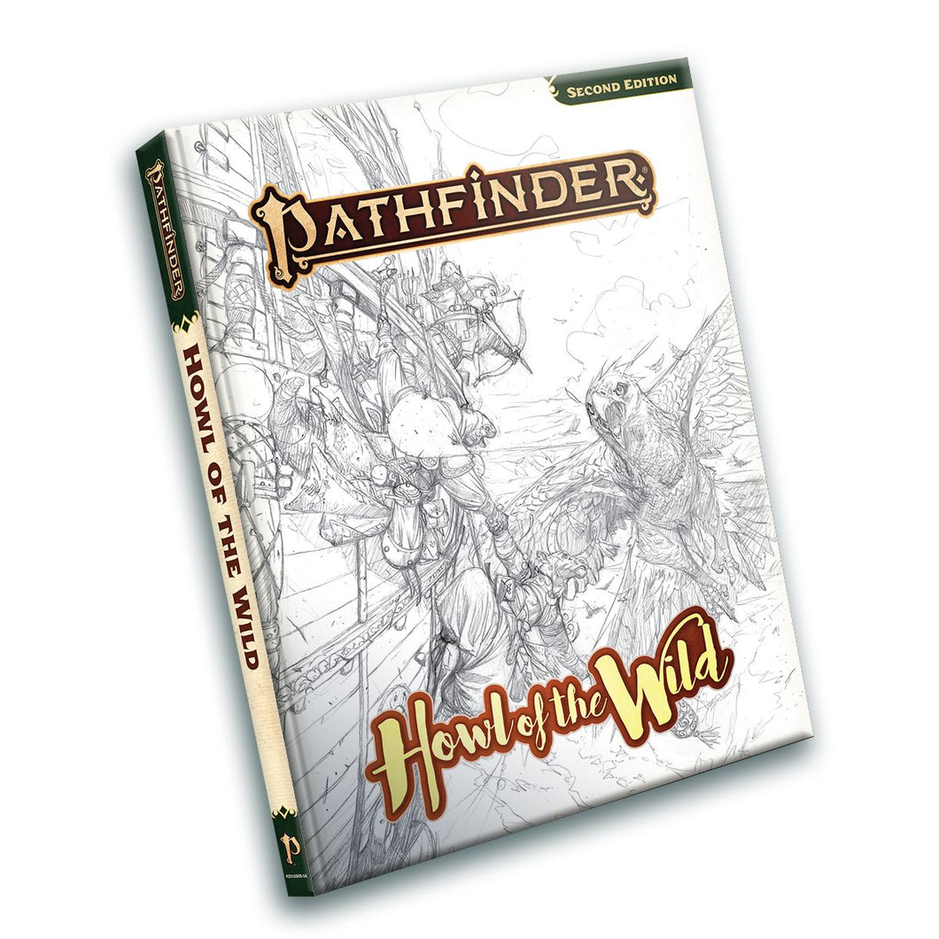 Howl of the Wild (Sketch Cover) - Second Edition Remaster - Pathfinder
