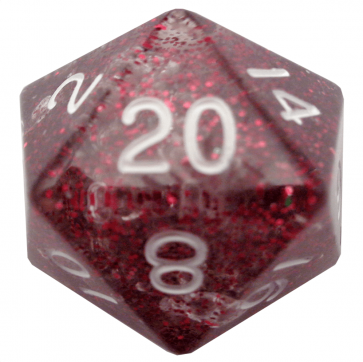 Ethereal Light Purple w/White - Single 35mm d20 (1) - MDG
