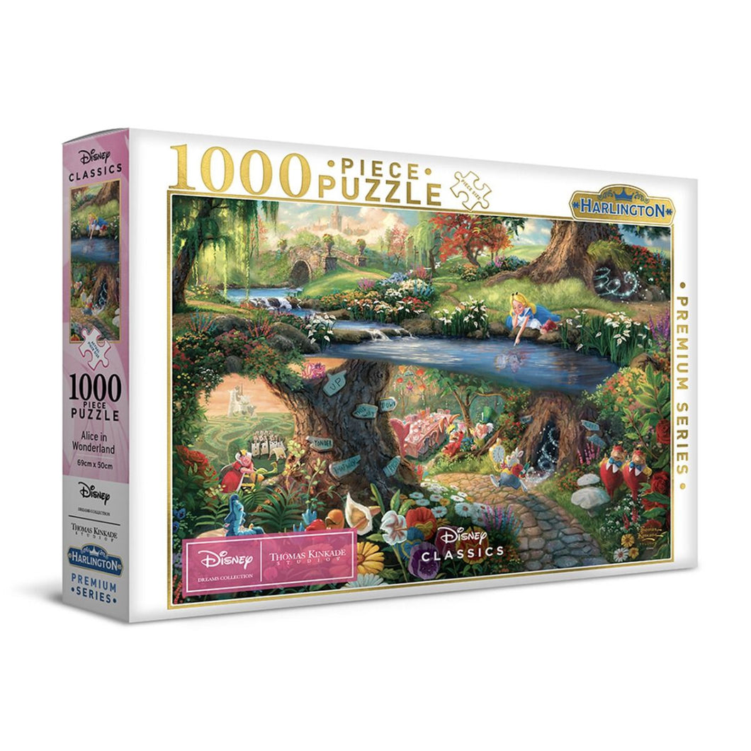 Alice in Wonderland - Thomas Kinkade - 1000pc Jigsaw Puzzle - MJM20064