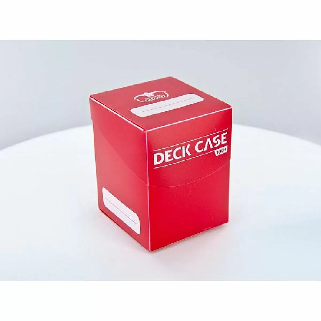 Red - Deck Box 100+ - Standard Size - Ultimate Guard