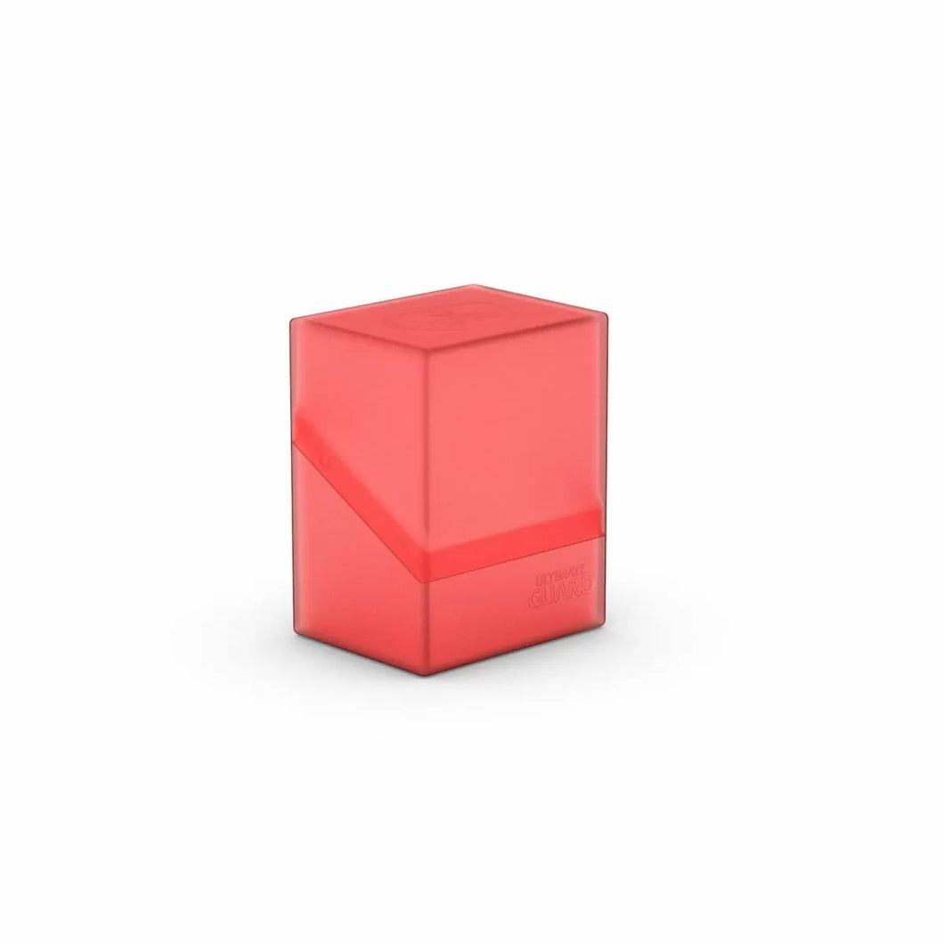 Ruby Boulder Deck Box - 80+ Std Size - Ultimate Guard
