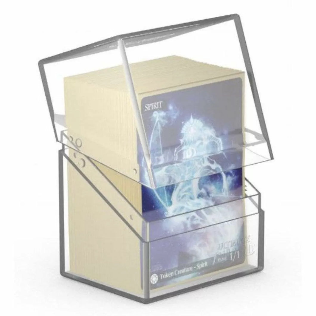 Clear Boulder Deck Box - 80+ Std Size - Ultimate Guard