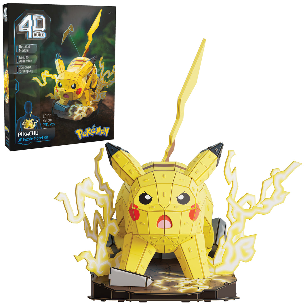 Pikachu - Pokemon - 201pc 3D Puzzle Model Kit - SM6074725