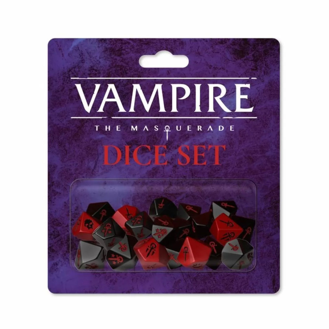 d10 Dice Set - Vampire the Masquerade 5th Edition