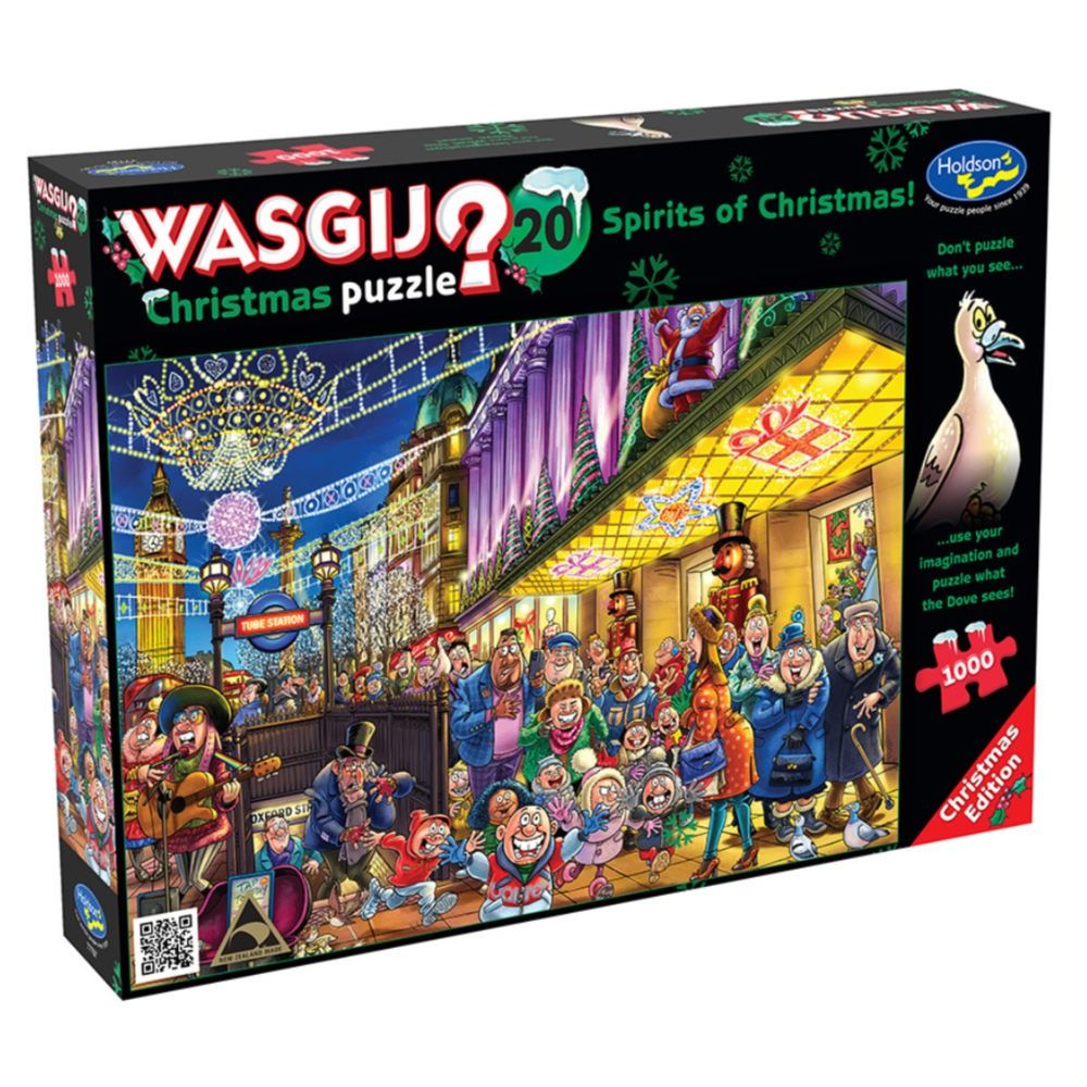 #20 Spirits of Christmas! - 1000 Piece Jigsaw Puzzle - Wasgij Christmas - Holdson
