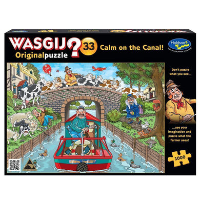 Wasgij Original no: 33 Calm On The Canal 1000pc Jigsaw Puzzle - Mega Games Penrith