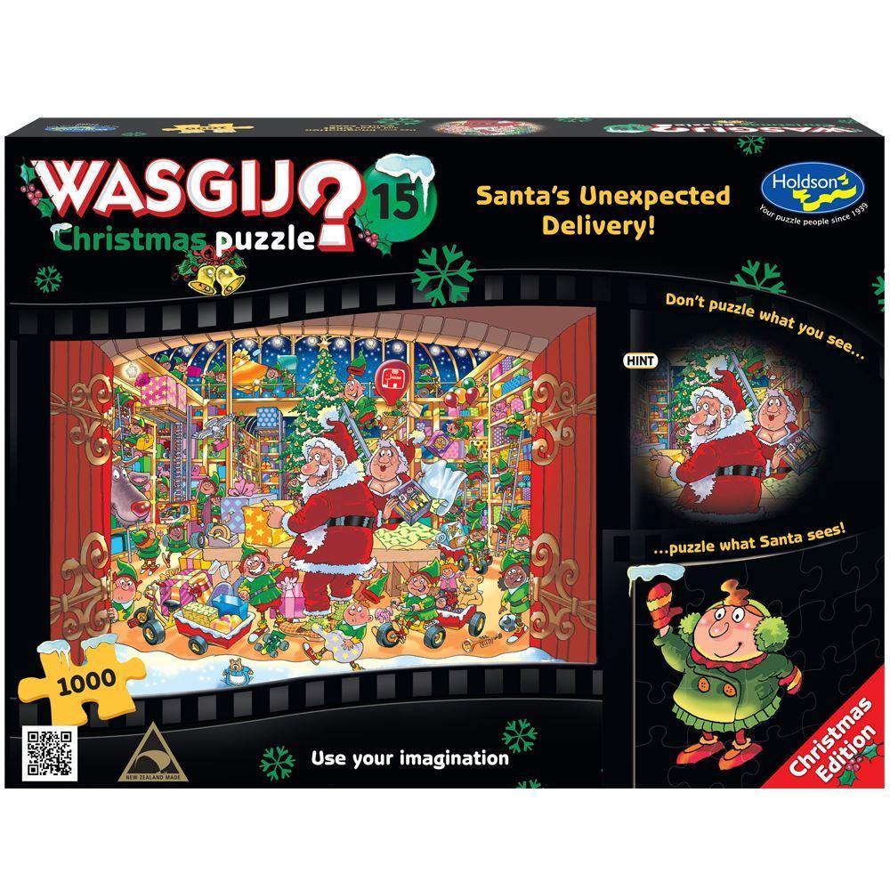 Wasgij Christmas No: 15 Santa's Unexpected Delivery 1000pc Jigsaw Puzzle - Mega Games Penrith