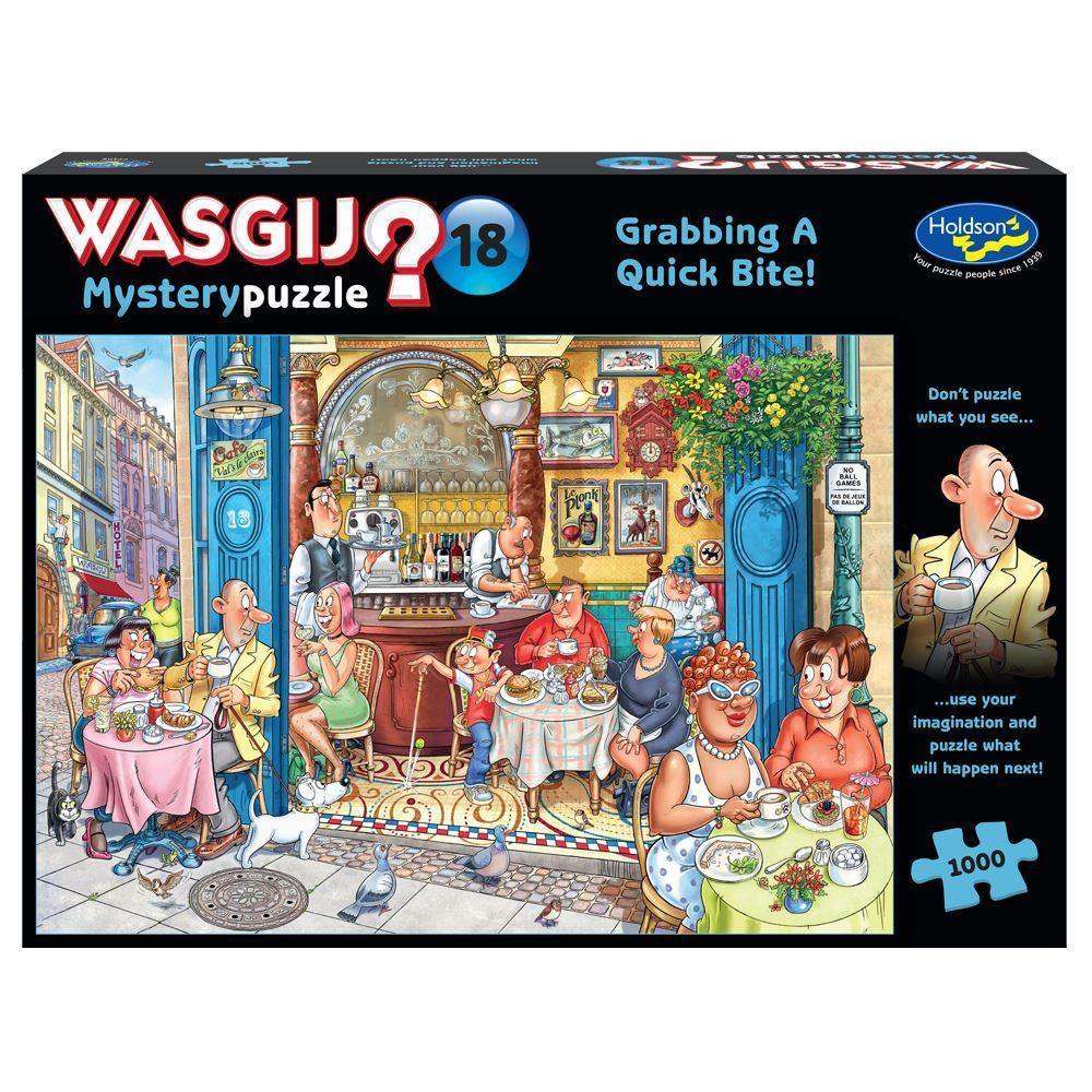 Wasgij Mystery no: 18 Grabbing A Quick Bite 1000pc Jigsaw Puzzle - Mega Games Penrith