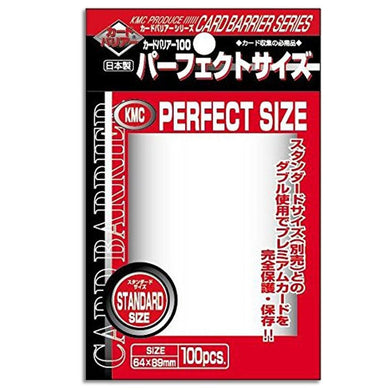 KMC Perfect Fit Standard Size Sleeves 100ct - Mega Games Penrith