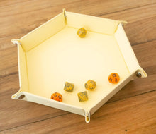 Load image into Gallery viewer, Yellow Hex Dice Tray 8in - LPG
