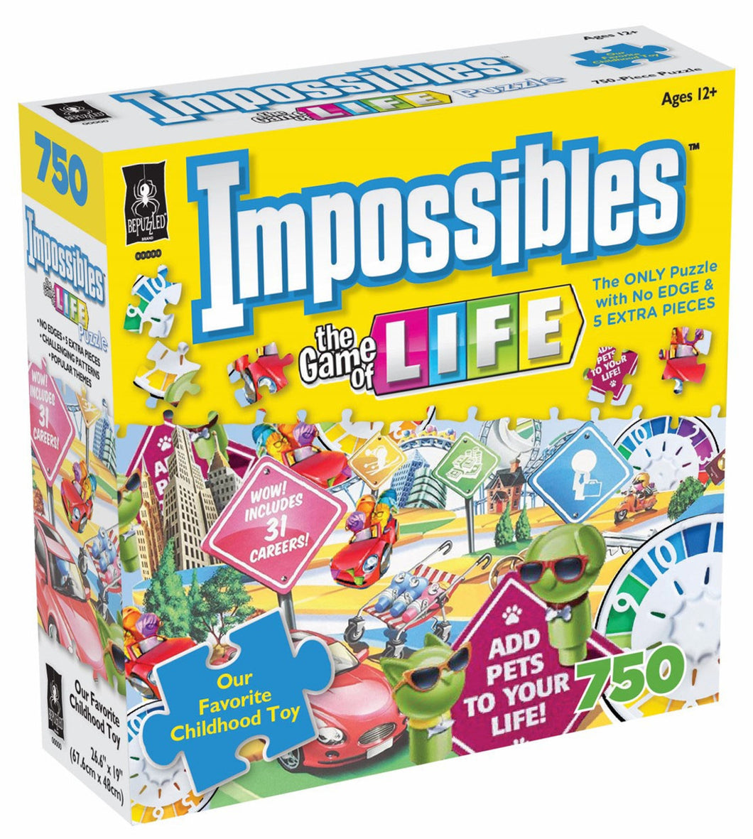 The Game of Life - Impossibles - 750pc Jigsaw Puzzle - BePuzzled