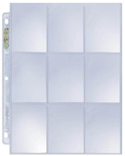 Load image into Gallery viewer, Ultra Pro Card Page Protector Platinum Series 9 Pocket Page (One Page) - Mega Games Penrith
