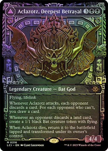 Aclazotz, Deepest Betrayal // Temple of the Dead (Showcase Foil) #0316 [LCI]
