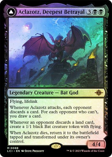 Aclazotz, Deepest Betrayal // Temple of the Dead (Foil) #0088 [LCI]