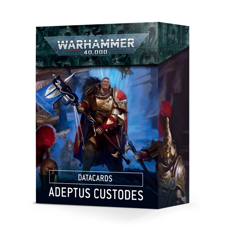 Warhammer 40,000 - Adeptus Custodes - Datacards