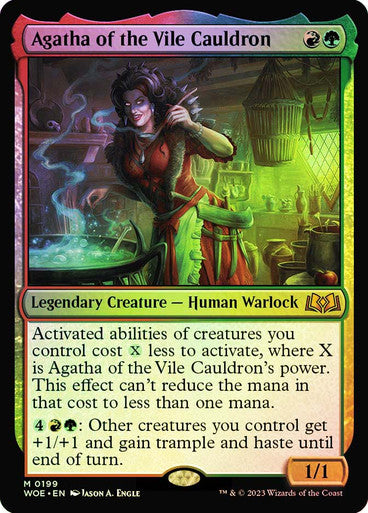 Agatha of the Vile Cauldron (foil) #0199 [WOE]