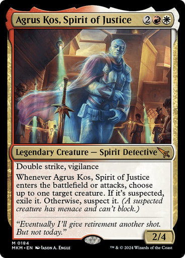 Agrus Kos, Spirit of Justice #0184 M M [MKM]