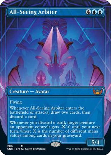 All-Seeing Arbiter (Borderless) #266 Bu R [SNC]