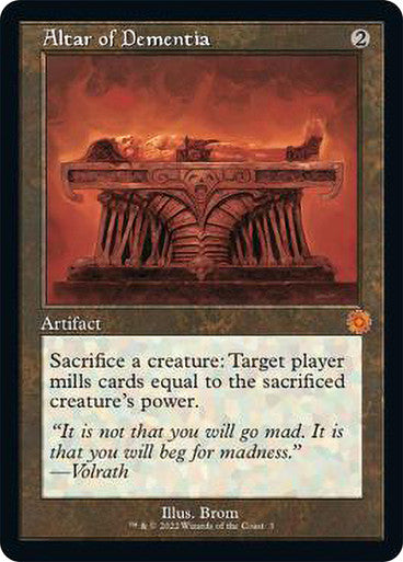 Altar of Dementia (Retro Frame)