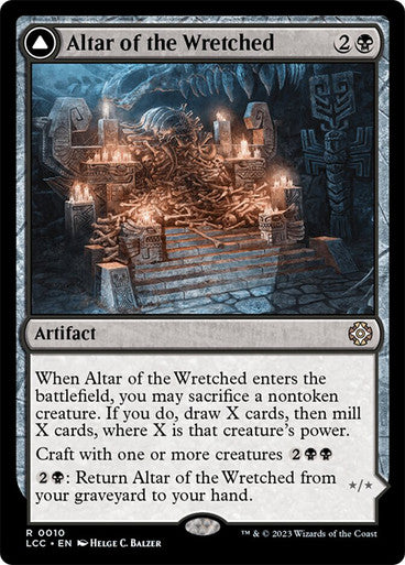 Altar of the Wretched // Wretched Bonemass (Foil) #0010 [LCI] [LCC]