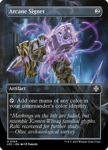 Arcane Signet (Borderless) #0104 [LCI] [LCC]