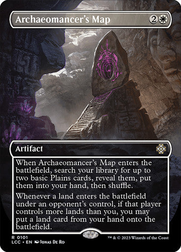 Archaeomancer's Map (Borderless) #0101 [LCI] [LCC]