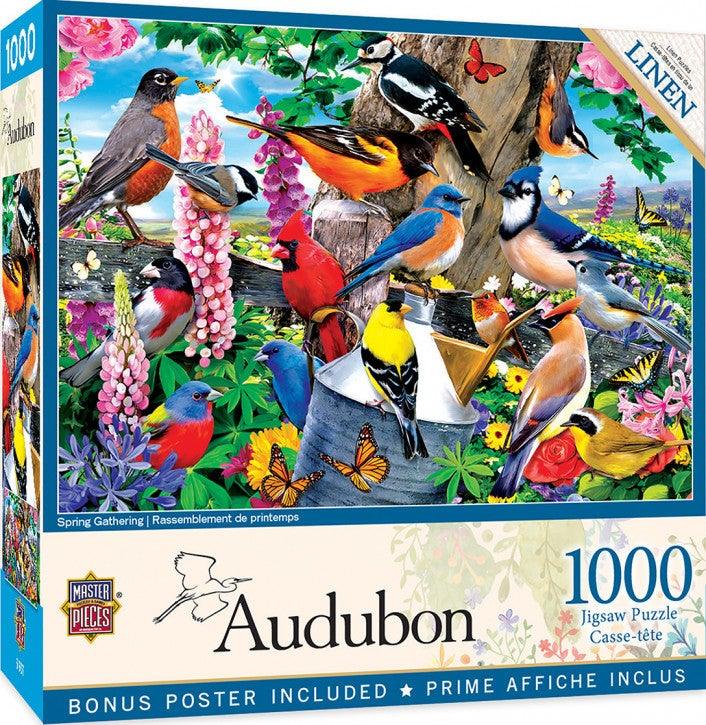 Masterpieces Audubon Spring Gathering 1000pc Jigsaw Puzzle - Mega Games Penrith