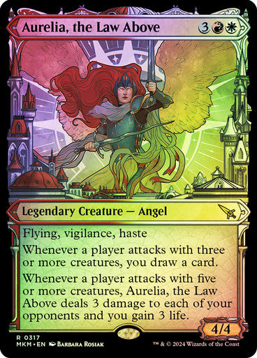 Aurelia, the Law Above (Showcase Ravnica City Foiled) #0317 [MKM]