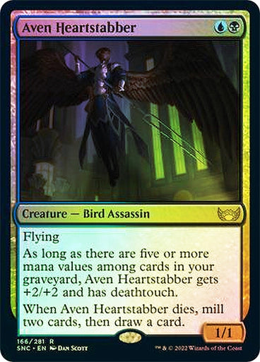 Aven Heartstabber (Foil) #166 [SNC]