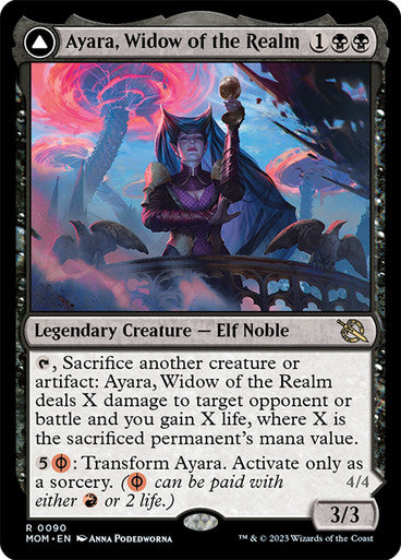 Ayara, Widow of the Realm // Ayara, Furnace Queen #0090 [MOM]