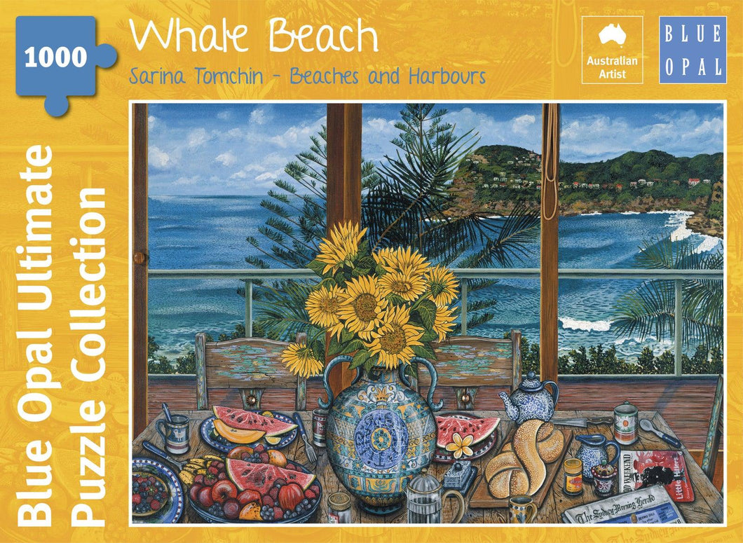 Sarina Tomchin - Whale Beach 1000pc Jigsaw Puzzle - Mega Games Penrith