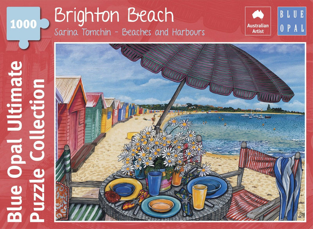 Sarina Tomchin - Brighton Beach 1000pc Jigsaw Puzzle - Mega Games Penrith