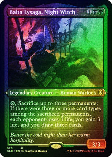 Baba Lysaga, Night Witch (Foil Etched)
