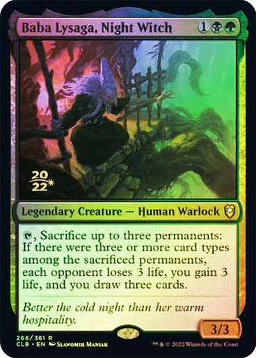 Baba Lysaga, Night Witch (Prerelease) (Foil)