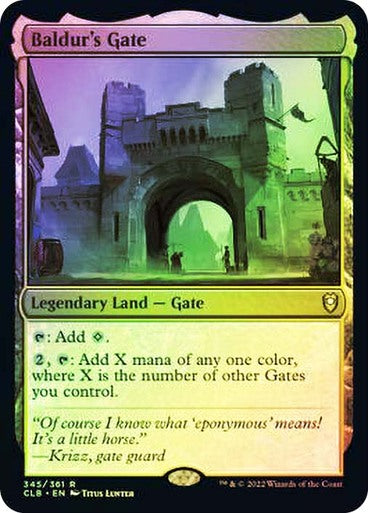 Baldur's Gate Rare Foil