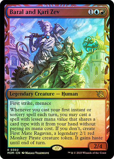 Baral and Kari Zev (showcase foil) #0302 [MOM]