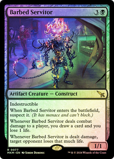 Barbed Servitor (Foil) #0077 [MKM]