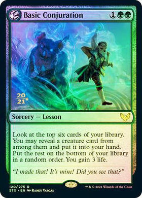 Basic Conjuration (Prerelease) (Foil) - Mega Games Penrith