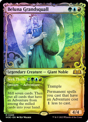 Beluna Grandsquall (showcase foil) #0285 [WOE]
