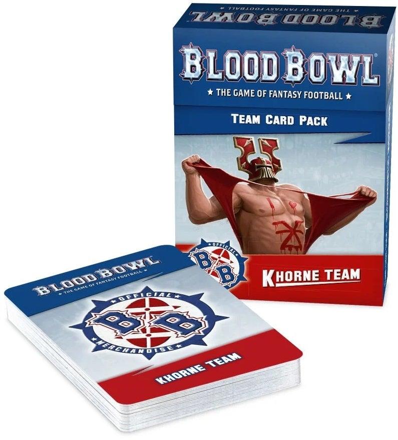 Blood Bowl Khorne Team Card Pack - Mega Games Penrith