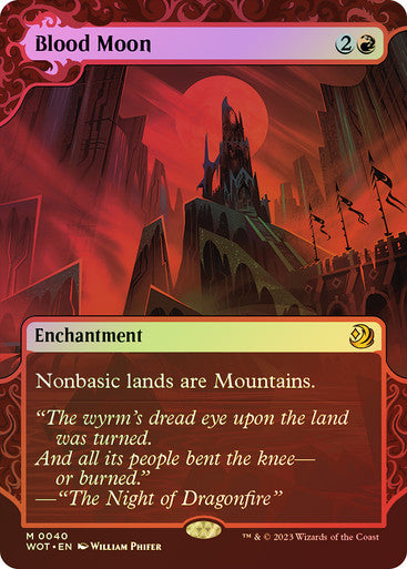 Blood Moon (enchanting tale foil) #0040 [WOE] [WOT]
