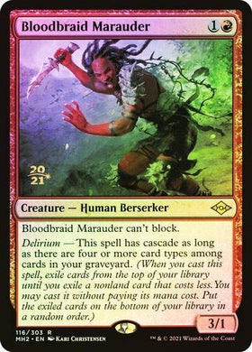 Bloodbraid Marauder (Prerelease) (Foil) - Mega Games Penrith