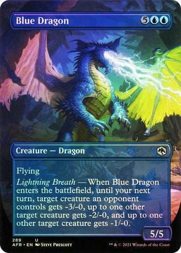 Blue Dragon (Borderless) Variants (Foil) - Mega Games Penrith