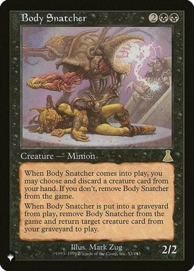 Body Snatcher Urza's Destiny - Mega Games Penrith