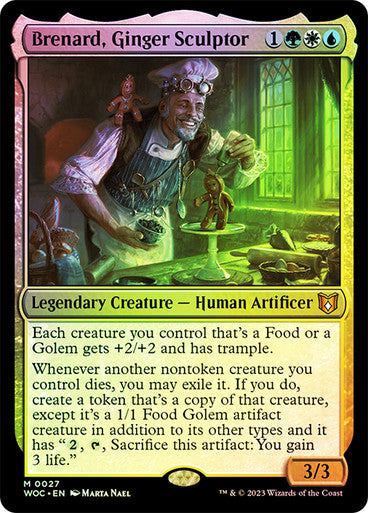 Brenard, Ginger Sculptor (foil) #0027 [WOE] [WOC]