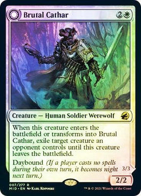 Brutal Cathar // Moonrage Brute (Foil) - Mega Games Penrith