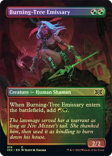 Burning-Tree Emissary (Borderless) (Foil)